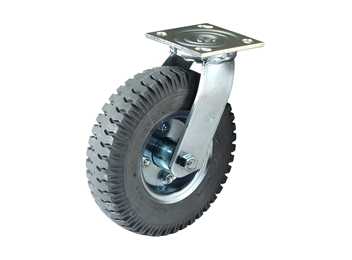 充气轮底板型-活动式/固定式脚轮
